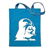 Kiwistar Darth Vader Tragetasche Baumwolltasche Stoffbeutel Umhängetasche Langer Henk