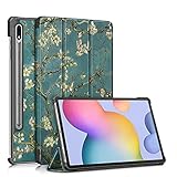 TOPCASE Hülle für Samsung Galaxy Tab S7 Plus 12.4 Zoll 2020 / Tab S7 FE 12.4 Zoll 2021 , Schlank Slim Hülle Schutzhülle mit Standfunktion mit Auto Schlaf/Wach ，B