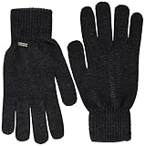 TOM TAILOR Herren Handschuhe, 10617 - Black Grey Melange, L/XL