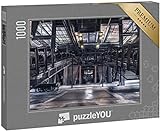puzzleYOU: Puzzle 1000 Teile „Indoor-Produktionsszene; Weltkulturerbe Zeche Zollverein, Essen, Deutschland“