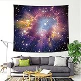 YYRAIN Nacht Sternenhimmel Wandteppich Modernes Zuhause Wohnzimmer Schlafzimmer Wanddekoration Gemälde Hotel Café Wandbehang Multifunktionales Strandtuch 59x39 Inch{150x100cm}