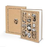 Logbuch-Verlag Kochbuch zum Selberschreiben - Einkochen Einmachen Fermentieren - DIY Rezeptbuch für eigene Kochrezepte DIN A5 braun schw