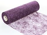 25 m x 30 cm Sizoflor® Vlies Original Tischband Tischläufer lila violett aubergine für H
