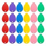 24 Stück Luftballons Gewichte Kunststoff Set für Helium,Bunt Ballon Beschwerer Gewicht Wiederholter Gebrauch Gewichtsblock Geformt Gewichten Gemischte Farbige Gebrauch Ballons Zubehör Für Kinder Party