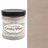 Ideen mit Herz Chalky Effekt Kreidefarbe, 250ml | hochdeckend | ultramatt | auf Wasser-Basis | Kreide-Farbe für Shabby-Chic & Vintage-Effekt (Taupe)