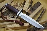 Custom D2 Stahl Bowie Messer Jagdmesser Mit L