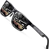 ATTCL Unisex Stil Polarisierte Fahren Sonnenbrille Herren Damen 16560black