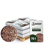 MammutGarten Rindenmulch Kiefer Rinde Garten Grob 20-60mm 70l Sack x 12 STK (840 L)