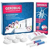 Gerobug® Die Silberfisch-Lösung zum Silberfischchen bekämpfen - Effektive Komplettlösung inkl. Videoanleitung für Anfänger - Silberfischchen Köderdose, Silberfisch-Gel, Silb