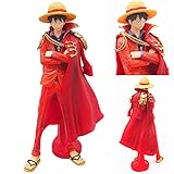 SXXYTCWL 26CM ONE Piece roten Mantel Luffy Animierte Charakter Modell Statue-Dekoration-Geschenk jiany