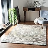 the carpet Rustic Eleganter, Hochwertiger, Wohnzimmer Teppich, Softer Kurzflor, 3-D Effekt, Hoch-Tief Struktur, Punkte, Kreis, Regenbogen, Pastell Bunt, 160 x 230