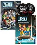 EXIT Das Buch - Set: Der geheime Schatz + Der rätselhafte Bankraub + 2X Exit-Stick