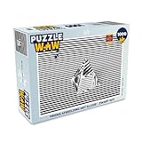 MuchoWow Puzzle 1000 Teile - Prismenbild mit Illusion - schwarz und weiß