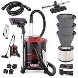 Aschesauger 20L Kaminsauger 1200W mit HEPA Filter + 3x Sackfilter 184