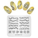 Alexnailart Nail Art Stamping Platte Blumen natürlichen chinesischen Stil Vorlage Bild Platte Nail Art Tools (GE005)