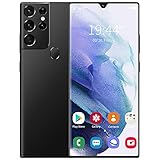 MUYEY S21U 6,6-Zoll-Vollbild-Smartphone 8 + 256 GB 32MP + 64MP 6800mAh Unlock Face deka Dual SIM Günstiges Telefon,Schw