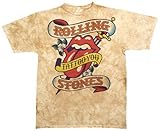 Liquid Blue Herren Rolling Stones Tattoo Kurzarm T-Shirt - Braun - X-Groß