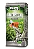 Plantop Rindenmulch Dekor 50 Liter Steingrau Deko-Mulch Dekormulch g