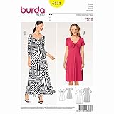 Burda 6531 Schnittmuster Shirtkleid (Damen, Gr. 34-46) Level 2