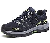 NEOKER Wanderschuhe Trekking Schuhe Herren Damen Sports Outdoor Hiking Sneaker Blau 42