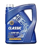 MANNOL Classic 10W-40 API SN/SM/CF Motorenöl, 5 L