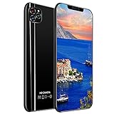 MUYEY I12 PRO Android 9.1 Günstiges Telefon 6.3 'FHD + 13MP Triple Camera 8G RAM + 128 GB ROM FACE ID Dual Card Smartphone 4G,Schw