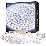 Govee LED Strip 5m Kaltweiss 6500K LED Lichtband LED Streifen 300 LEDs Kaltweiß dimmbar für Spiegel Deko Party Küche Kaltweiß