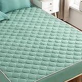 BAJIN Mikrofaser Gesteppte Matratzenauflage Matratzenschoner Unterbett - - atmungsaktiv, wärmeregulierend - Bettauflage Matratzenschutz Soft-Topper,180x200cm＋30＋48x74cm 2PCS