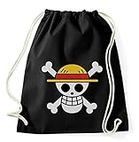 Ruffy Straw Hat Logo Gym Bag Luffy Ruffy One Monkey Anime Piece Zoro, Farbe:N