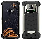 DOOGEE S88 PRO 10000mAh Akku Outdoor Smartphone Ohne Vertrag, Octa-Core 6GB+128GB Android 10, 21MP Quad-Kamera, 6,3-Zoll-FHD + Corning Gorilla-Glas, Drahtlose Rückladung, IP68 Robustes Handy Schw