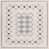 ZAZN Modischer Moderner Heavy-Metal-Stil Geometrischer Grauer Leder-Puder-Schlafzimmer-Teppich, rutschfeste Fußmatte Für Das Wohnzimmer, Nachttisch-Teppichbodenmatte, Polyester-M