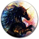 metALUm runder Acrylmagnet mit starkem Neodym - Magnet Einhorn | Indianer | Fantasy #1301163