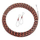 Professionelle 5mm 5-40m Fiberglas Elektrokabel Band Kanal Kanal Kabel Push Puller Werkzeuge Radschieben für Verkabelung Installation 40