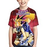 Yu-Gi-Oh Bequemes Jungen T-Shirt Schwarz W