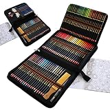 Aquarell Buntstifte Set für Erwachsene, 96 Stück Buntstifte zum Zeichnen und Skizzieren Profi Art Werkzeug Set mit Graphitkohlestifte Sticks Werkzeuge für Anfänger Kinder Kü