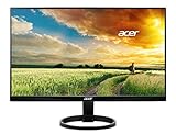 Acer R240HY Monitor 23, 8 Zoll (60 cm Bildschirm) Full HD, 60Hz, 4ms (G2G), HDMI 1.4, DVI, VGA, schw