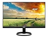 Acer R240HY Monitor 23, 8 Zoll (60 cm Bildschirm) Full HD, 60Hz, 4ms (G2G), HDMI 1.4, DVI, VGA, schw