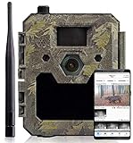 icuserver Wildtierkamera icucam 4G / LTE - 4000 Bilder zu jeder neuen 4G-Kamera - Wildkamera mit Bewegungsmelder Nachtsicht Handyübertragung - Full-HD Video 40m Reichw