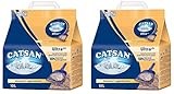 Catsan Ultra Plus – Katzenstreu aus feinen natürlichen Tonkörnchen – 1 x 10 L