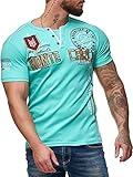 OneRedox Herren T Shirt Hoodie Longsleeve Kurzarm Shirt Sweatshirt Monte Carlo 3459 Hellblau M