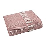 Mixibaby Tagesdecke 150x 200 Wohndecke Wendedecke Kuscheldeck Sofadecke Couchdecke, Farbe:Braun-C