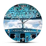 30cm Runde Wanduhr Flugzeug Flug Wohnkultur Wanduhr Luftfahrt Route Acryl Wanduhr Quarz Stille Moderne Fluggesellschaft Benutzerdefinierte W