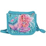 Depesche 11045 TOPModel Fantasy - Brustbeutel im Mermaid Design, mit diversen Fächern und Schlüsselring, ca. 13 x 10 x 2 cm groß