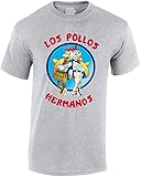 Los Pollos Hermanos Herren Breaking Bad T-Shirt - grau, M