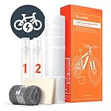 Luxshield E Bike Lackschutzfolie für eBike, Pedelec, Elektro Fahrrad, E-Bike, MTB etc. - 20-teiliges Rahmen-Set gegen Steinschlag - Transparent & selbstkleb