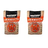 Western BBQ Products Mesquite Grill-Chips, 180 Kubikzoll, 2 Stück