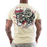 Vendetta Inc. Shirt Team MMA 1115 Bone White Skull Fight Sport T-Shirt (M)