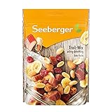 Seeberger Trail-Mix 12er Pack: Nuss-Frucht-Mischung aus geröstet & gesalzenen Erdnüssen und Mandeln - kombiniert mit süßen Trockenfrüchten - salzig-fruchtiger Geschmack (12 x 150 g)