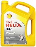 Shell Helix HX6 10W40 Motoröl, 5L