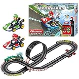 Carrera 20062491 GO!!! Nintendo Mario Kart 8 Rennstrecken-Set | 4,9m elektrische Carrerabahn mit Mario & Luigi Spielzeugautos | mit 2 Handreglern & Streckenteilen | Spielzeug für Kinder ab 6 J